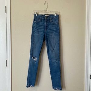 Madewell Jean - 10" HIGH RISE SKINNY